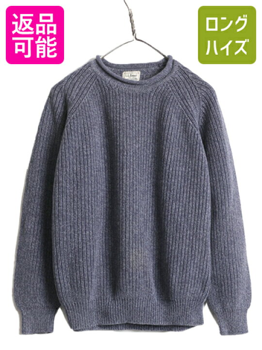 楽天市場】エルエルビーン ロールネック コットン ニット セーター  