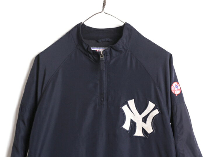 楽天市場】MLB オフィシャル Majestic ヤンキース ハーフジップ 