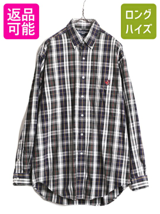 楽天市場】90s ラルフローレン ゴルフ チェック 長袖 ボタンダウン 