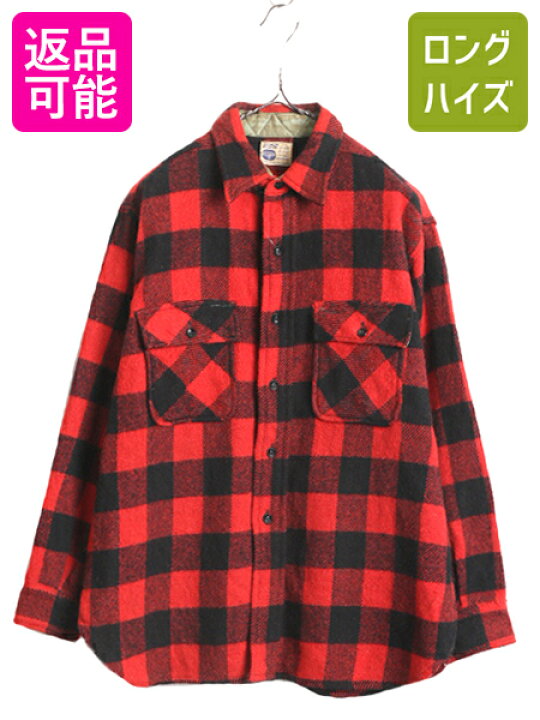 楽天市場】50s USA製 ☆ ピルグリム マチ付き ブロック チェック CPO  