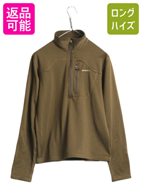 パタゴニアプルオーバーパーカR−1レギュレータ 赤らめ