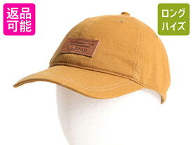 【4/25 24h限定 500円OFF&P8倍!!】 デッドストック エルエルビーン コットン ベースボール キャップ 帽子 LLBEAN キャンバス ハット ワンポイント レザーパッチ マスタード| レジャー 企業 新品 未使用 アウトドア LLビーン コットンキャップ ローキャップ ワークキャプ ト