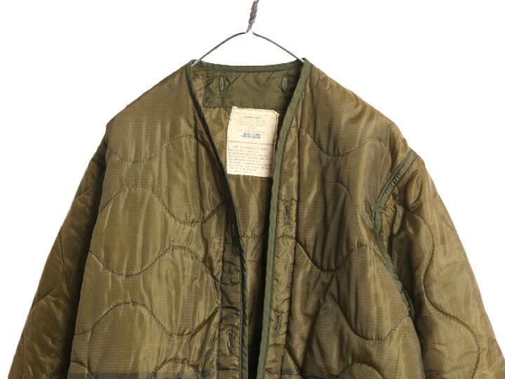 楽天市場】70s 米軍実物 US ARMY 中綿 キルティング ライナー MEDIUM