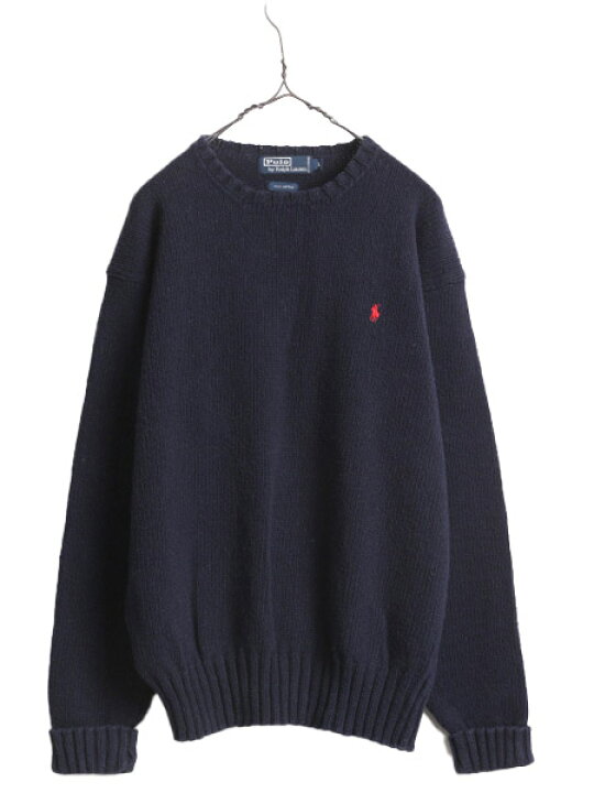 楽天市場】90s ポロ ラルフローレン コットン ニット セーター メンズ 