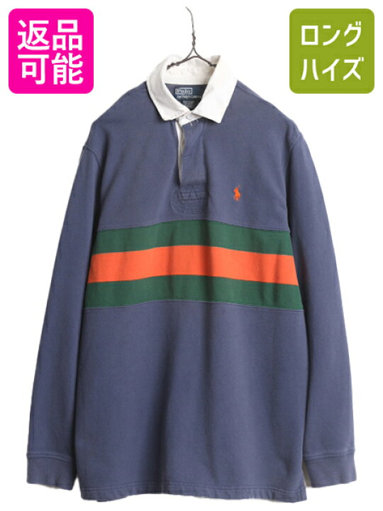 楽天市場】90s ポロ ラルフローレン スウェット ラガーシャツ メンズ M 
