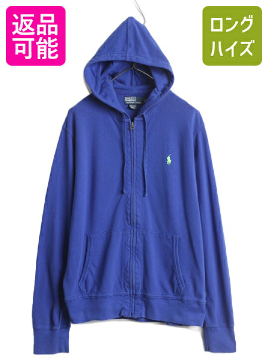楽天市場】90s ポロ ラルフローレン フルジップ 鹿の子 フード 