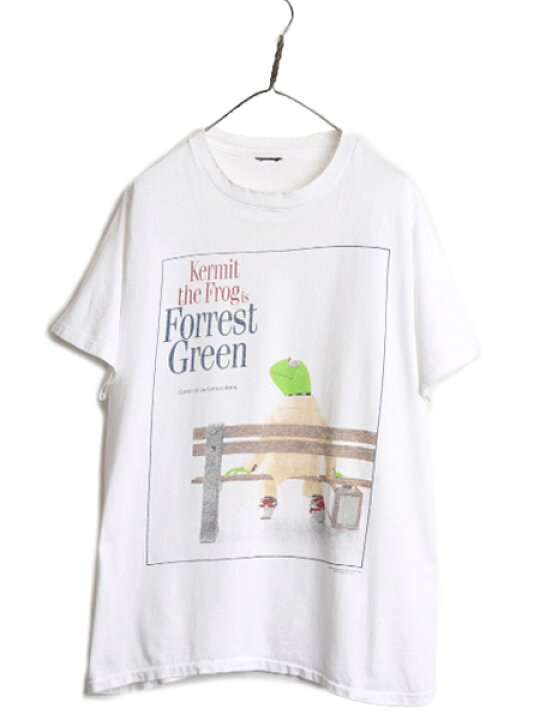 楽天市場】90s ☆ カーミット フォレストガンプ パロディ プリント T  