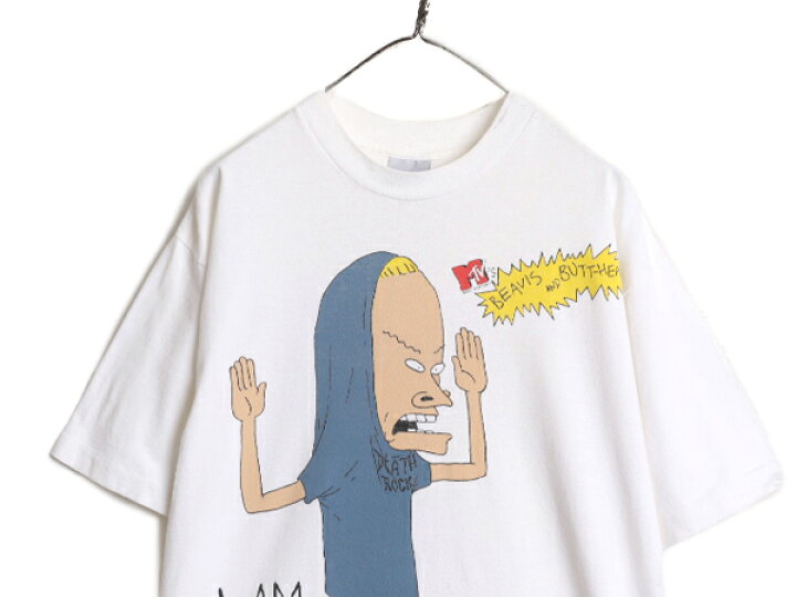 楽天市場】90s USA製 ☆ ビーバス & バットヘッド イラスト プリント T 