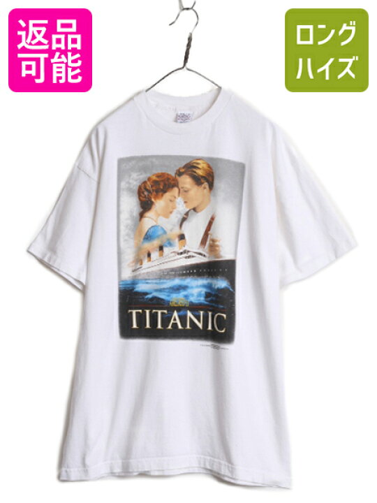 楽天市場】90s ☆ タイタニック イラスト プリント Tシャツ メンズ XL 