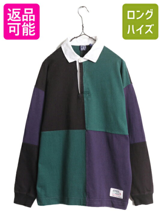 楽天市場】90s OLD GAP クレイジー パターン 長袖 ラガー シャツ