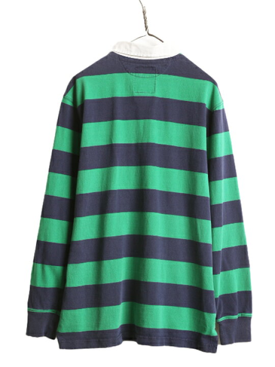 楽天市場】ヴィンテージ 加工 ラグビー ラルフローレン ボーダー 長袖  