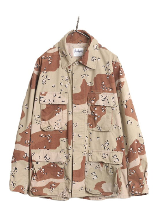 楽天市場】90s 90年製 US ARMY 米軍実物 デザート カモ BDU ミリタリー 