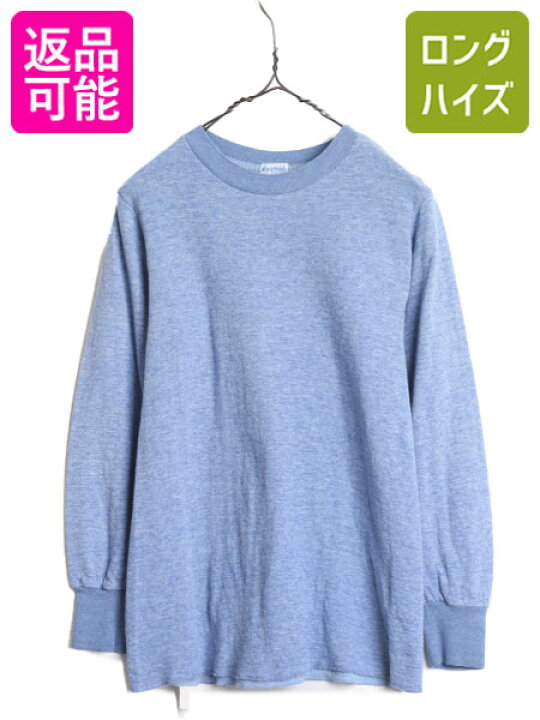楽天市場】70s USA製 duofold 2レイヤー 長袖 Tシャツ メンズ S 程 