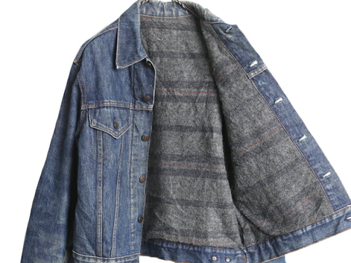楽天市場】70s USA製 ☆ リーバイス 70505 ブランケット付き デニム 