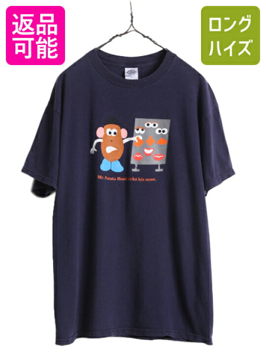楽天市場】00s ☆ ミスター ポテトヘッド イラスト プリント Tシャツ 