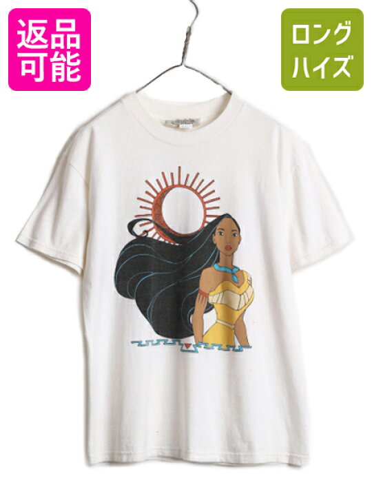 楽天市場】90s USA製 ☆ ポカホンタス イラスト プリント Tシャツ  