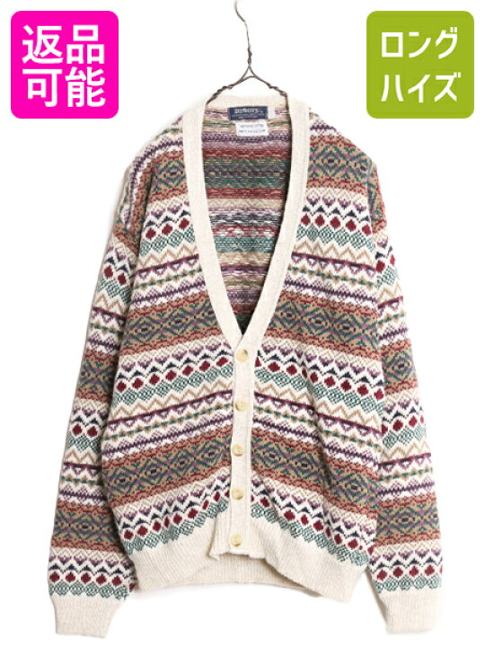 楽天市場】70s 80s スコットランド製 バーバリー コットン ニット  