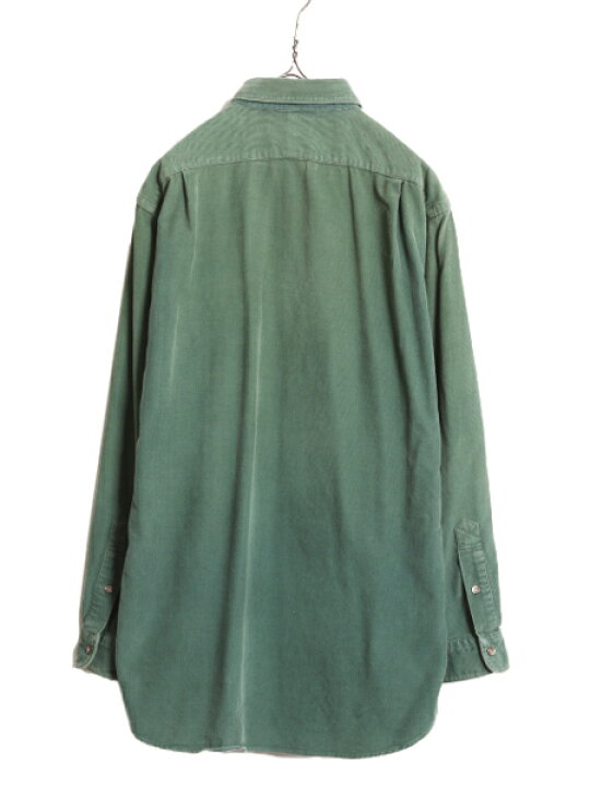 楽天市場】90s 初期タグ RRL ラルフローレン 細畝 コーデュロイ シャツ 