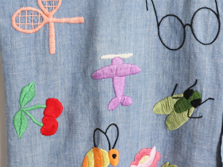 楽天市場】1点物 70s ハンドステッチ 刺繍 シャンブレー シャツ メンズ 