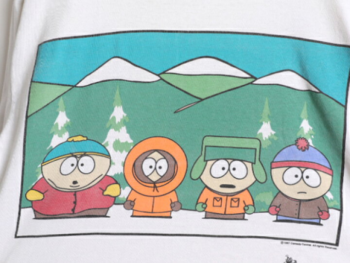 楽天市場】90s ☆ サウスパーク イラスト プリント Tシャツ メンズ L  