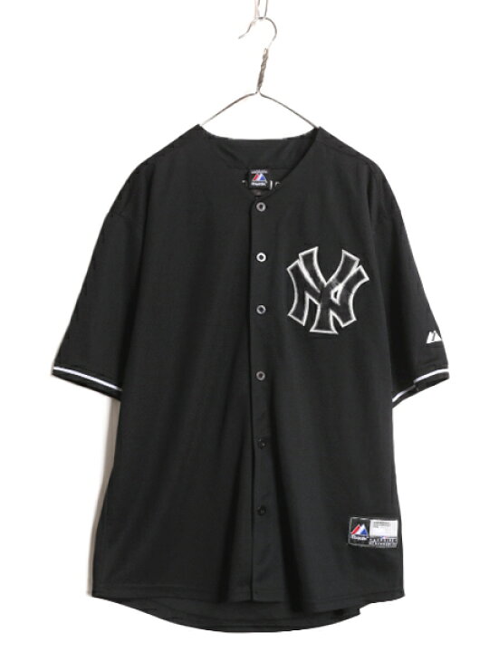 楽天市場】MLB オフィシャル Majestic ヤンキース ベースボール シャツ 