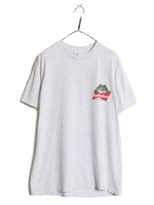楽天市場】90s ☆ バドワイザー カエル イラスト プリント Tシャツ 