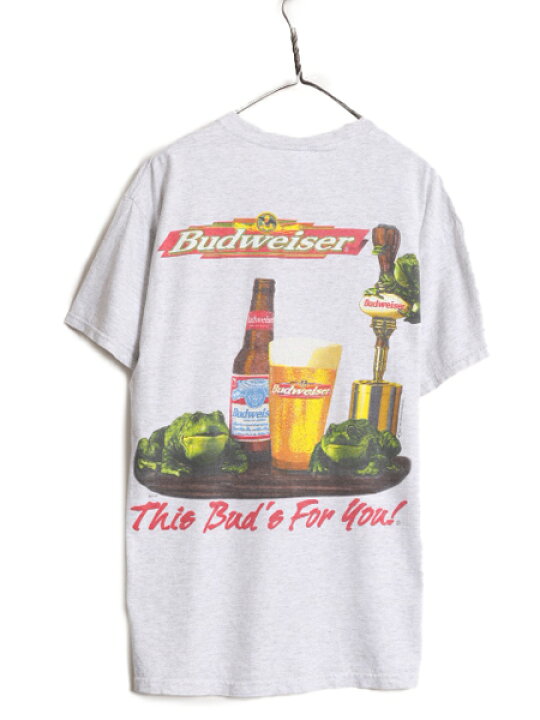 楽天市場】90s ☆ バドワイザー カエル イラスト プリント Tシャツ 