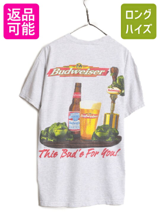 楽天市場】90s ☆ バドワイザー カエル イラスト プリント Tシャツ 
