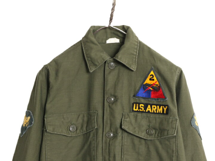 楽天市場】60s 米軍実物 US ARMY コットン サテン ユーティリティ 