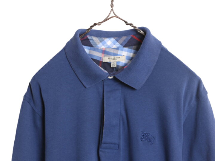 楽天市場】イギリス製 バーバリー ロンドン 半袖 ポロシャツ メンズ XL  