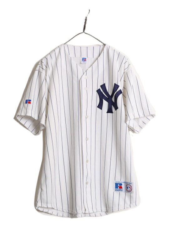 楽天市場】90s MLB オフィシャル ラッセル ヤンキース ベースボール 