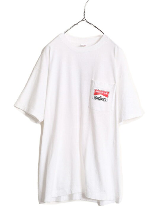楽天市場】90s USA製 ☆ マルボロ バイク イラスト プリント Tシャツ  
