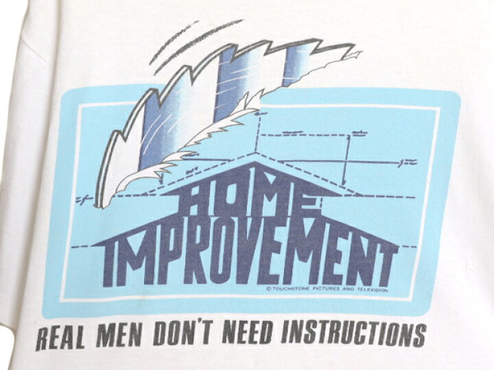 楽天市場】90s ☆ HOME IMPROVEMENT ドラマ ロゴ プリント Tシャツ 