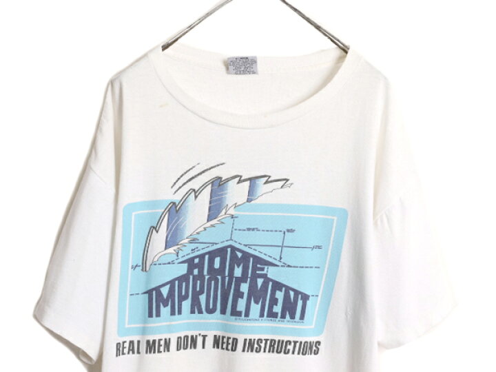楽天市場】90s ☆ HOME IMPROVEMENT ドラマ ロゴ プリント Tシャツ 