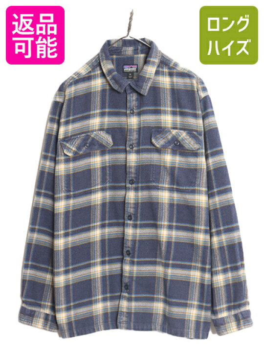 楽天市場】18年製 パタゴニア フィヨルド フランネル シャツ メンズ XL 