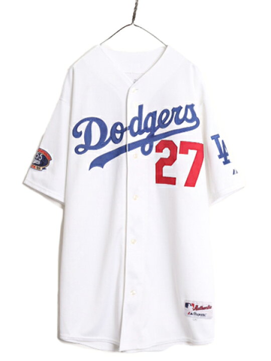 楽天市場】MLB オフィシャル Majestic ドジャース ベースボール シャツ 