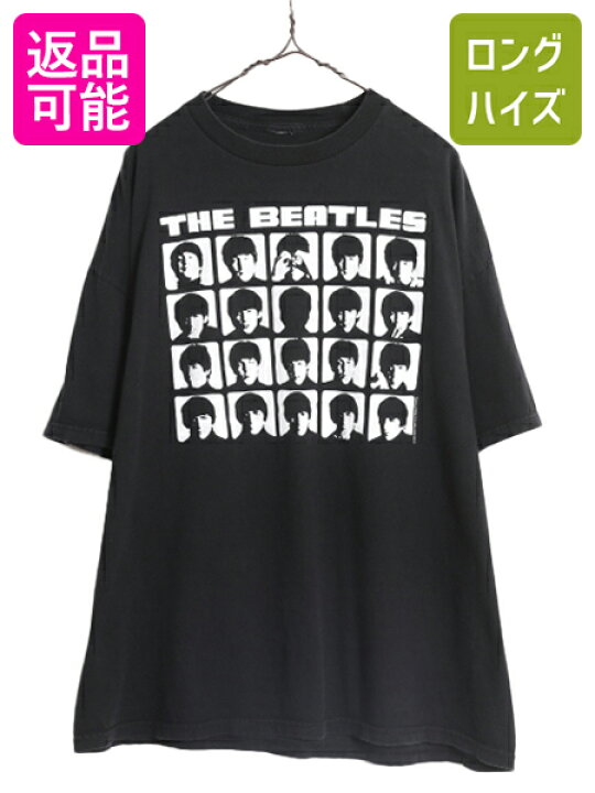 楽天市場】90s ☆ ビートルズ イラスト プリント Tシャツ メンズ XL 程 