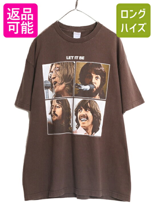 楽天市場】00s ☆ ビートルズ フォト プリント Tシャツ メンズ XL  