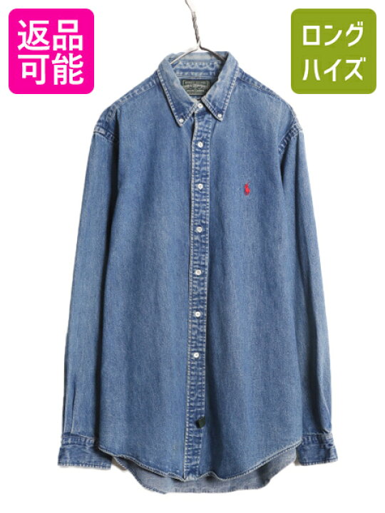 楽天市場】80s ポロカントリー ラルフローレン 長袖 デニム シャツ 