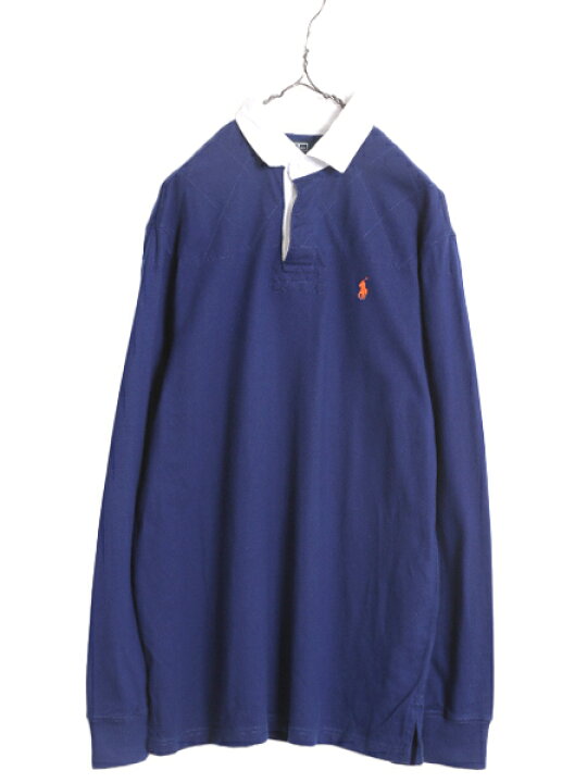 楽天市場】90s ポロ ラルフローレン 長袖 ラガー シャツ メンズ M 古着 