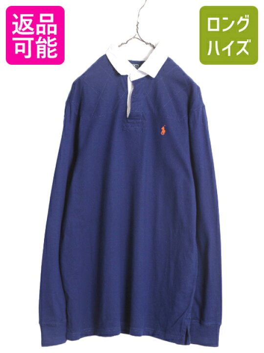 楽天市場】90s ポロ ラルフローレン 長袖 ラガー シャツ メンズ M 古着 