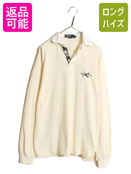 楽天市場】90s USA製 ポロ ラルフローレン 長袖 ラガー シャツ メンズ  