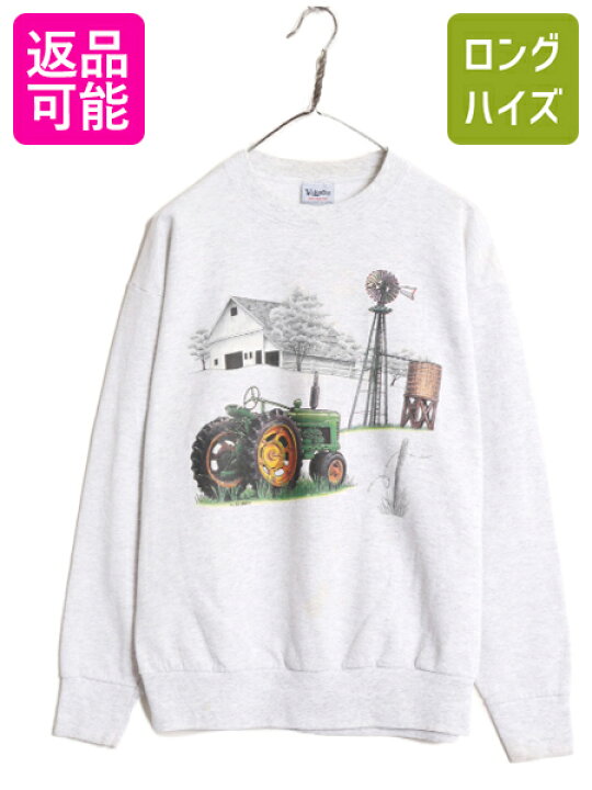 楽天市場】90s USA製 風景画 アート イラスト プリント スウェット 