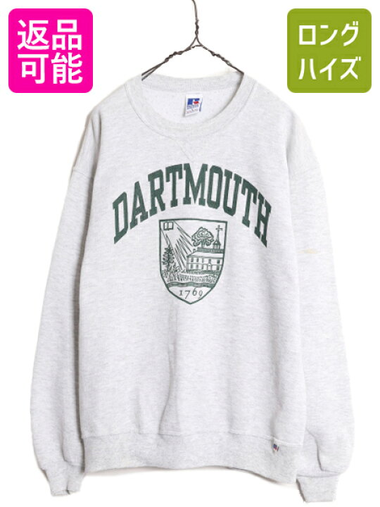 楽天市場】90s USA製 ラッセル 2段 カレッジ プリント スウェット 