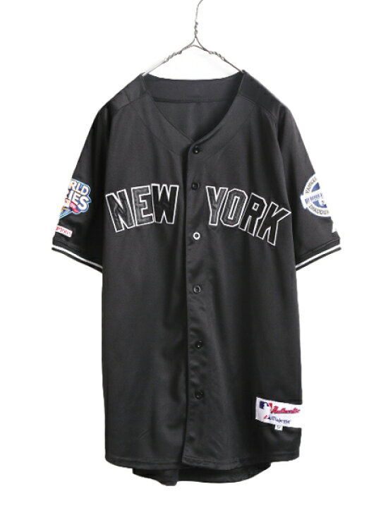 楽天市場】MLB オフィシャル Majestic ヤンキース ベースボール シャツ 
