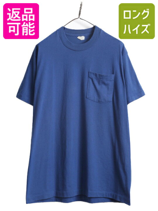 楽天市場】80s USA製 フルーツオブザルーム ポケット付き 無地 半袖 T 