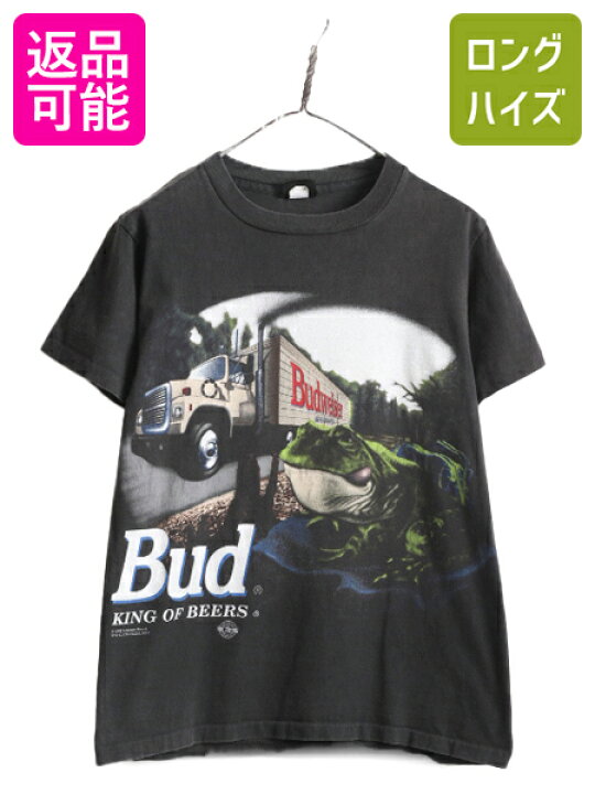 楽天市場】90s ☆ バドワイザー カエル イラスト プリント Tシャツ  