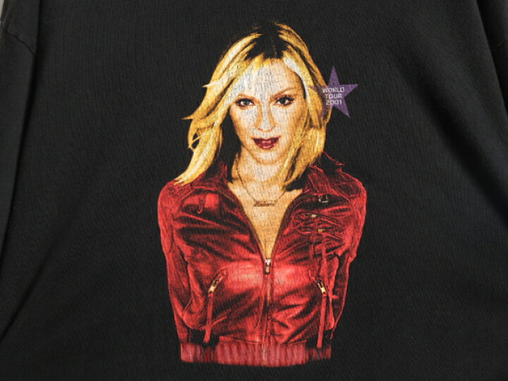 楽天市場】00s ☆ マドンナ 2001 ツアー プリント Tシャツ メンズ L 黒  
