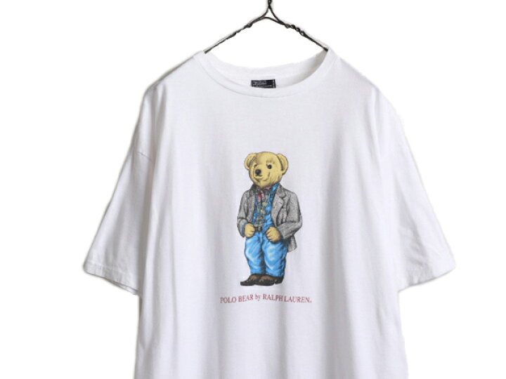楽天市場】90s USA製 ポロベアー ポロ ラルフローレン プリント 半袖 T 