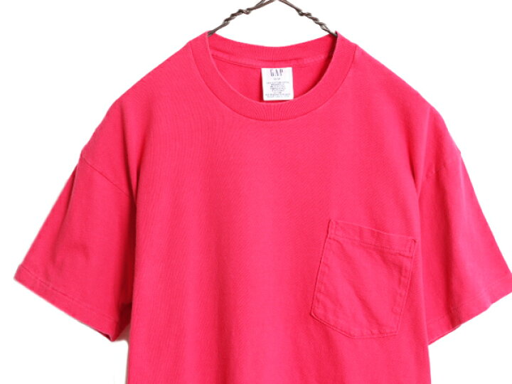 楽天市場】90s USA製 OLD GAP ポケット付き 無地 半袖 Tシャツ メンズ  